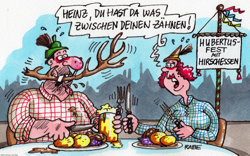 Cartoon: Hubertusfest 1