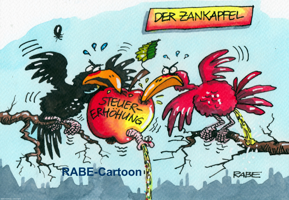 Cartoon: Zankapfel 1