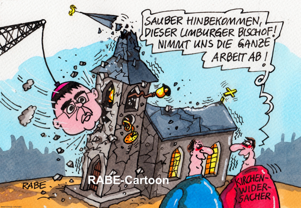 Cartoon: Abrissbirne 1