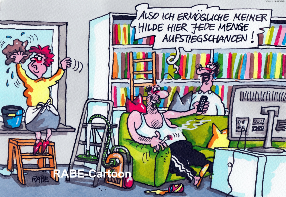 Cartoon: Treppenwitz 1
