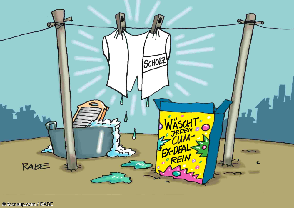 Cartoon: Weiße Weste 1