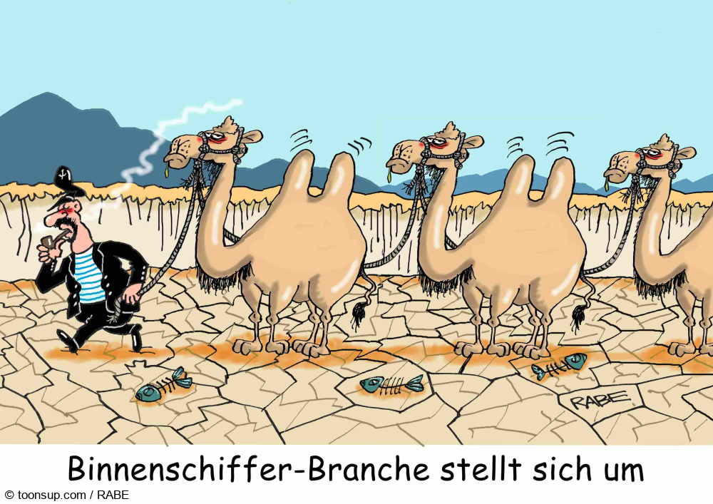 Cartoon: Binenschiffer 1