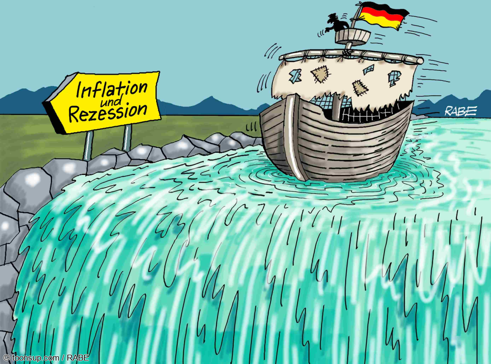 Cartoon: Abwärts 1