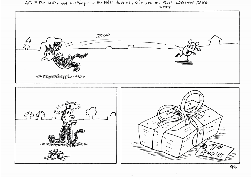 Cartoon: 1. Adcent 1