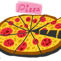 Leckere Salami Pizza