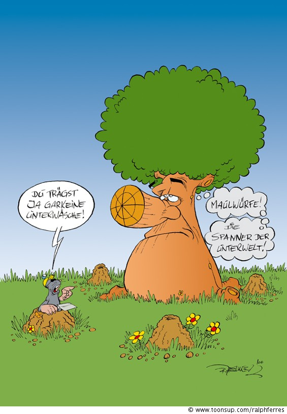 Cartoon: Unterwäsche-Baum 1