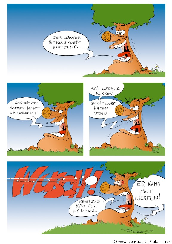 Cartoon: Der Winter... 1