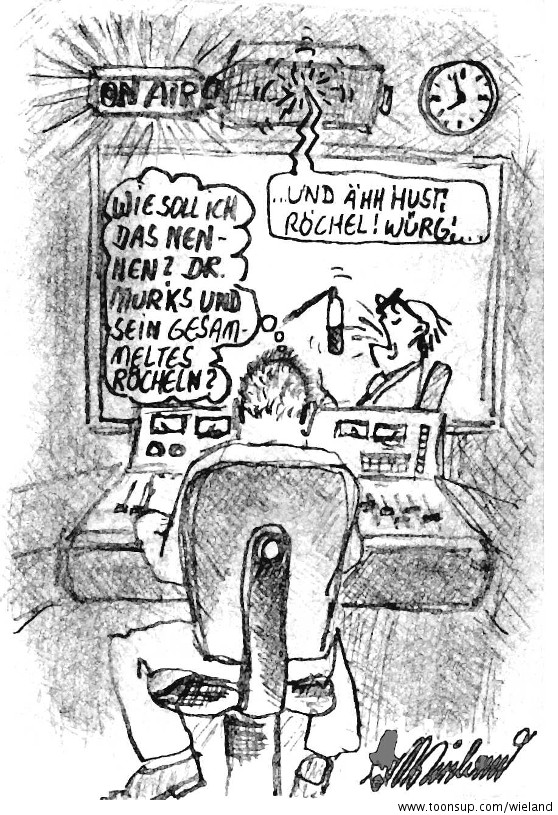 Cartoon: Im Tonstudio ... 1