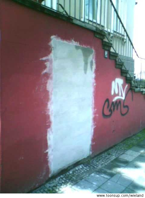 Illustration: Eine Tür in Bielefeld 2