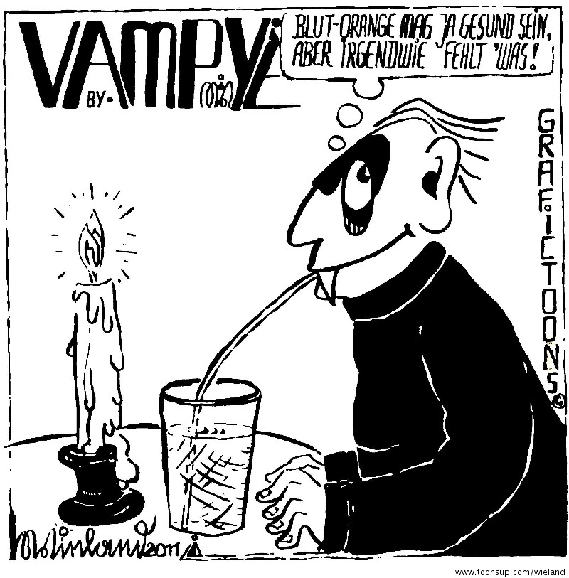 Cartoon: Blut-Orange 1