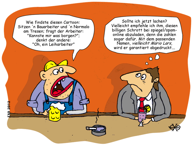 Cartoon: Sehr witzig 1