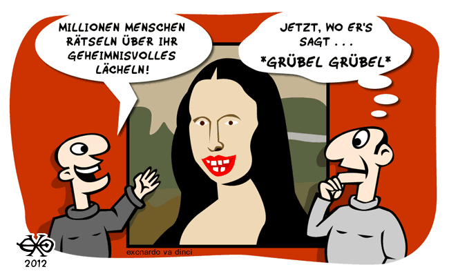 Cartoon: Mona Lisa 1
