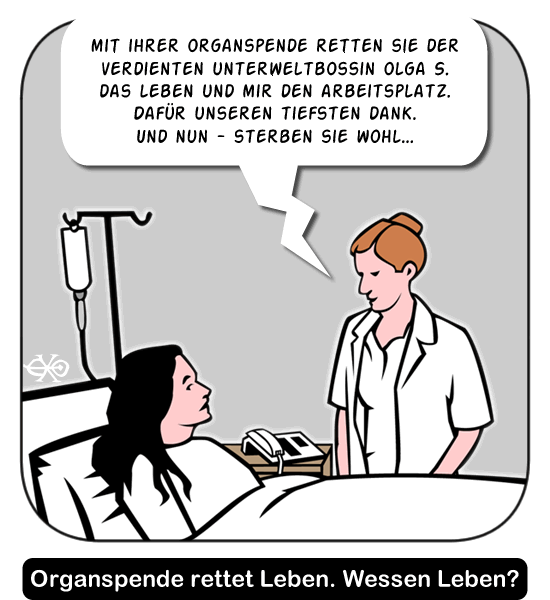 Cartoon: Organe für Olga 1