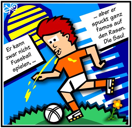 Cartoon: Rotzlöffel 1