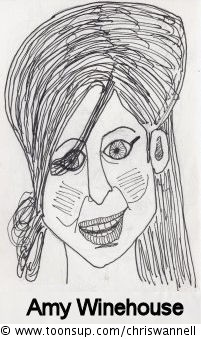 Illustration: Caricature - Amy Winehouse 1
