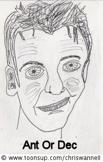 Illustration: Caricature - Ant Or Dec 1