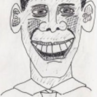 Caricature - Barak Obama