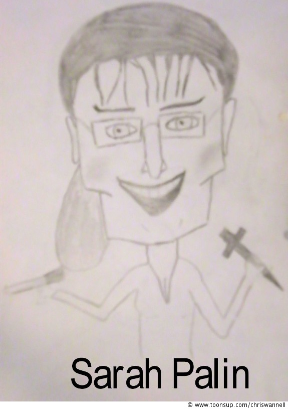 Illustration: Caricature - Sarah Palin 1