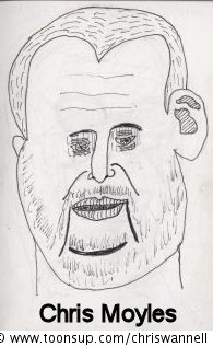 Illustration: Caricature - Chris Moyles 1