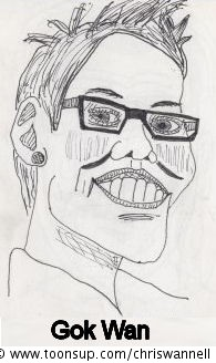Illustration: Caricature - Gok Wan 1