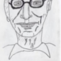 Caricature - Humphrey Lyttleton