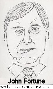 Illustration: Caricature - John Fortune 1