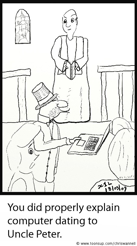 Cartoon: Computer Dating 1