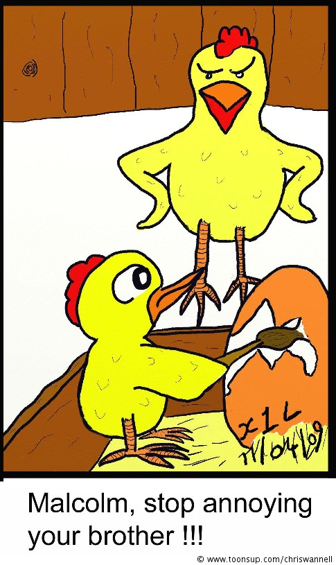 Cartoon: Chick Art 1