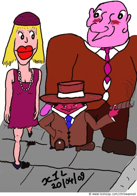 Cartoon: Don Bullet & Family 1