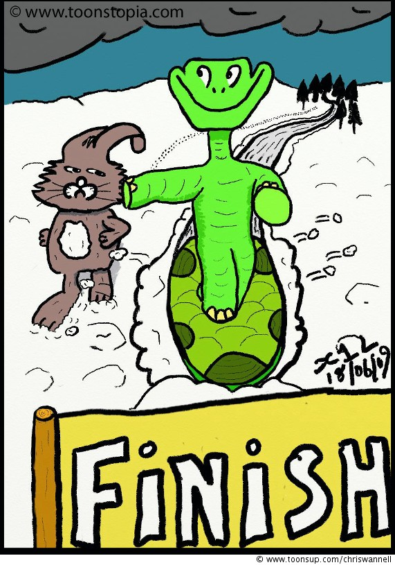 Cartoon: The Race 1