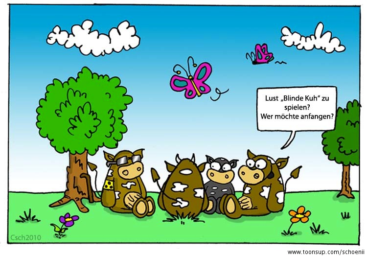 Cartoon: Blinde Kuh 1