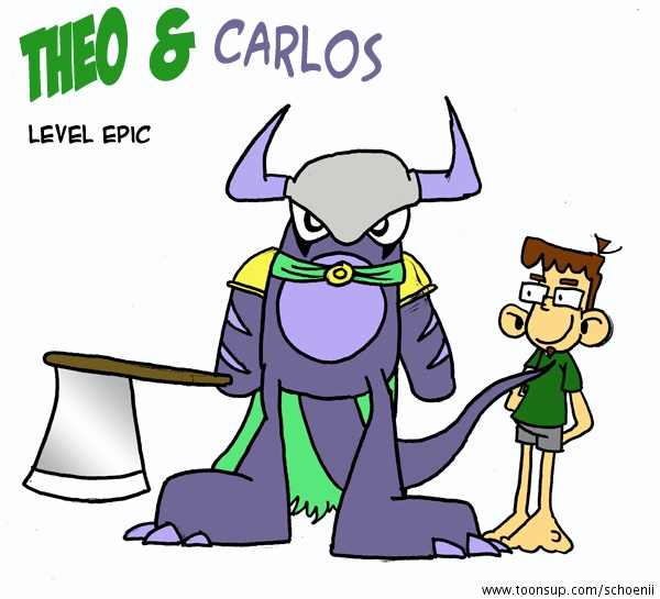 Concept Art / Character Design: Theo & Carlos - Lv.Epic 1