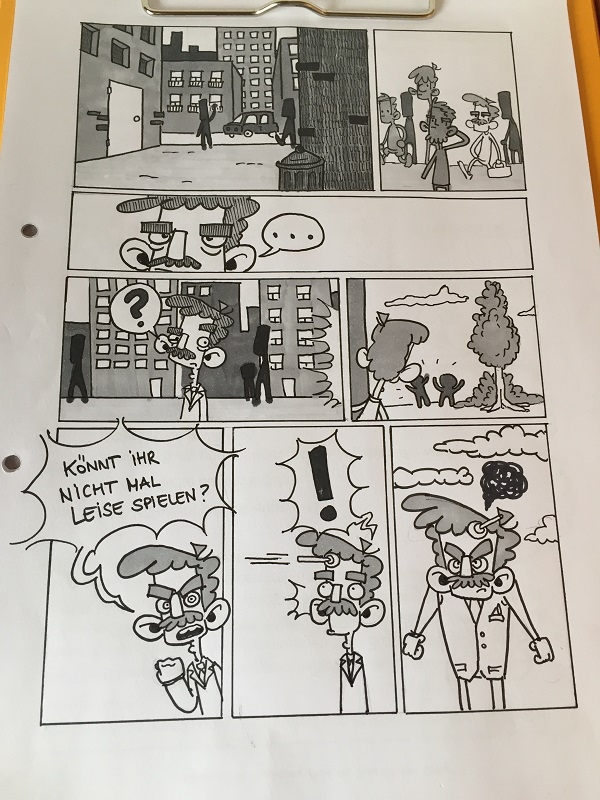 Other: Nicht realisiertes Comicprojekt zum Herzeigen 1