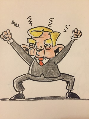 Karrikatur: Ich probiere Karikaturen 1