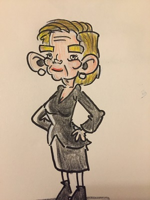 Karrikatur: Ich probiere Karikaturen 2