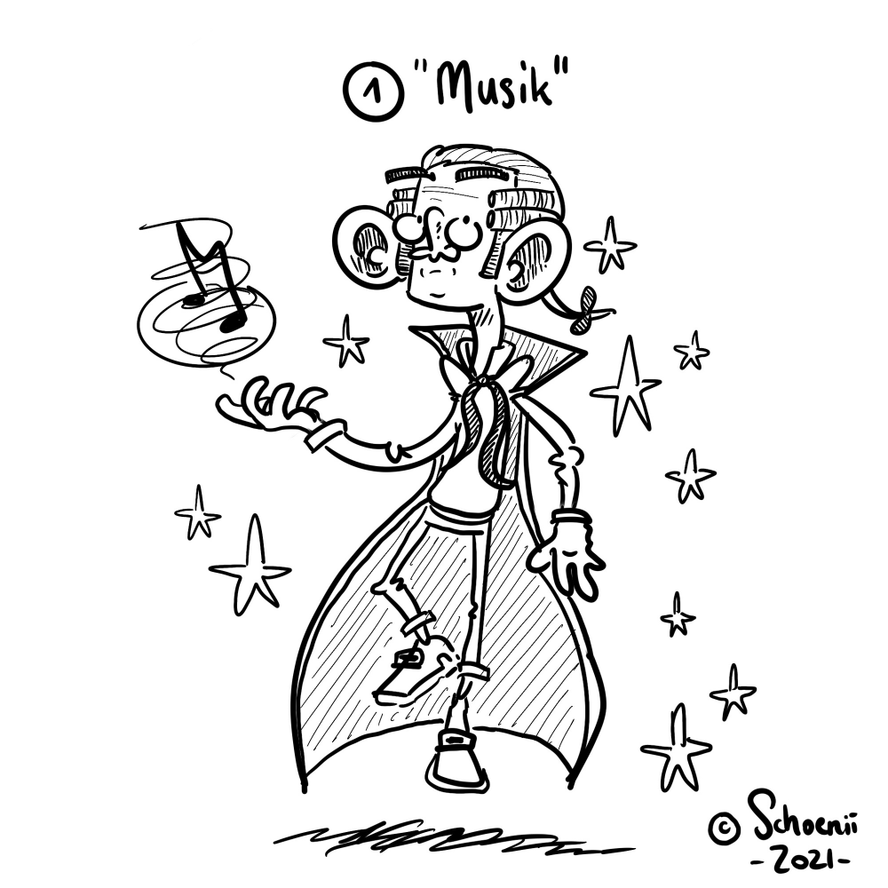 Illustration: Inktober Warm-up 2021 1