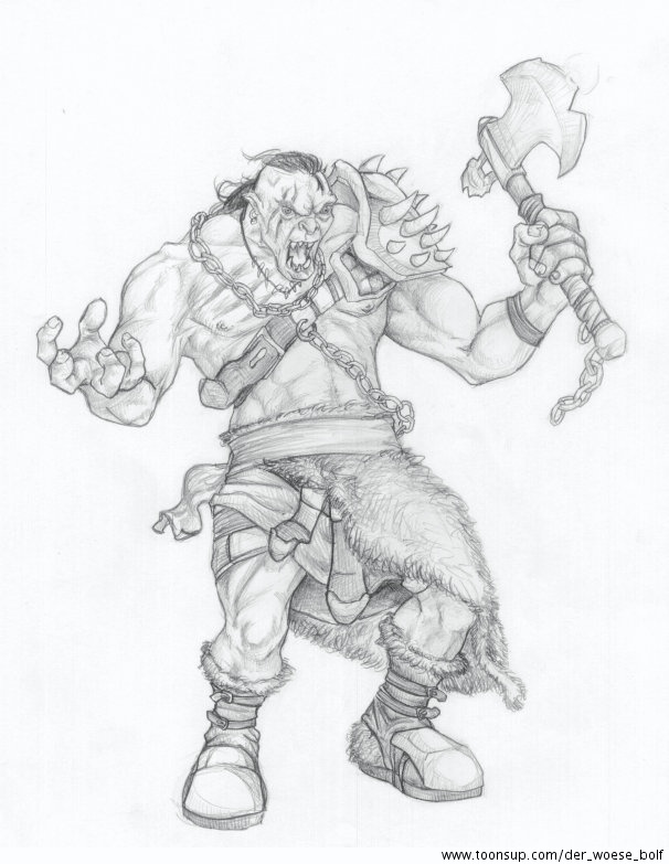 Concept Art / Character Design: Orks & co. 1