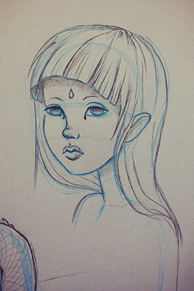 Concept Art / Character Design: Meerjungfrau, Kanalisation und Albträume 2