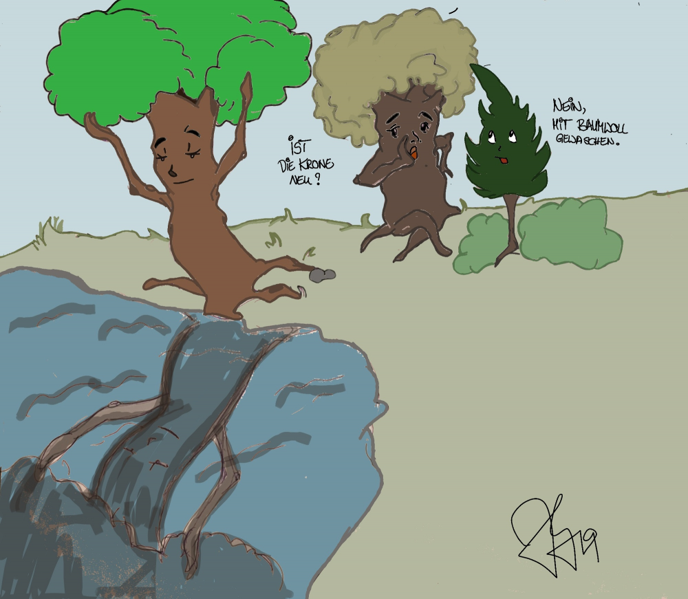 Cartoon: Baumkrone 1