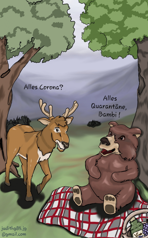 Cartoon: Im Wald 1