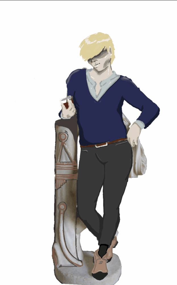 Animation: Der Satyr wird zur Comicfigur 1