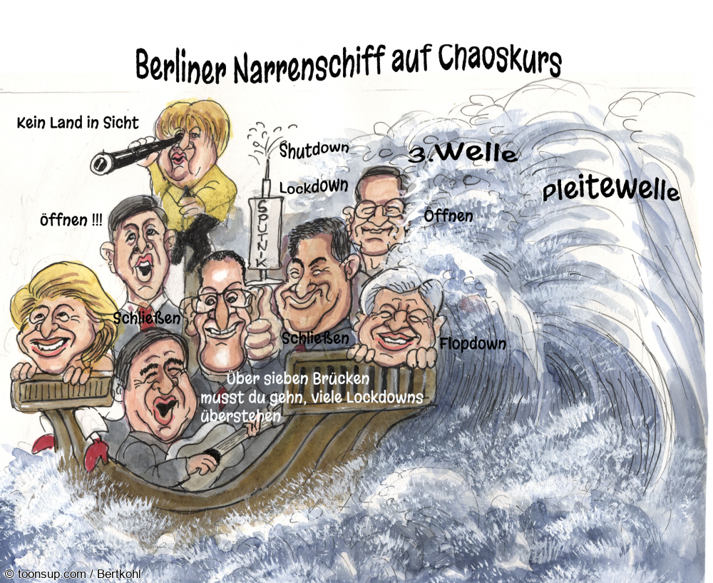 Cartoon: Berliner Narrenschiff 1