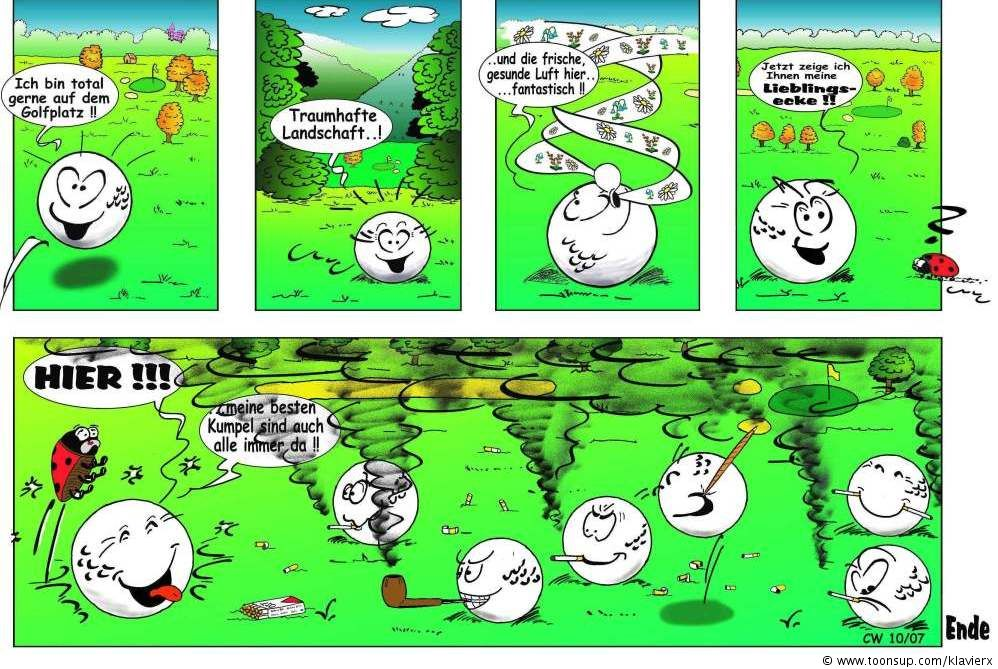 Cartoon: Raucherecke 1