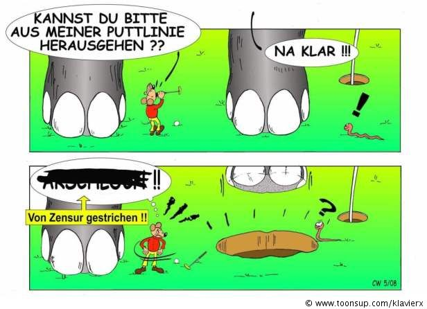 Cartoon: Puttlinie 1