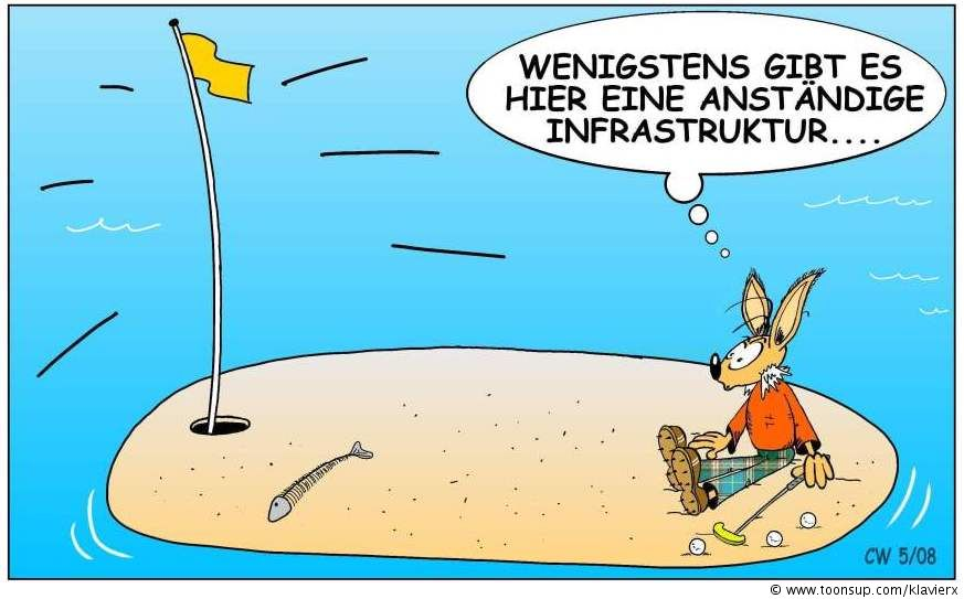 Cartoon: Natürlich die Insel 1
