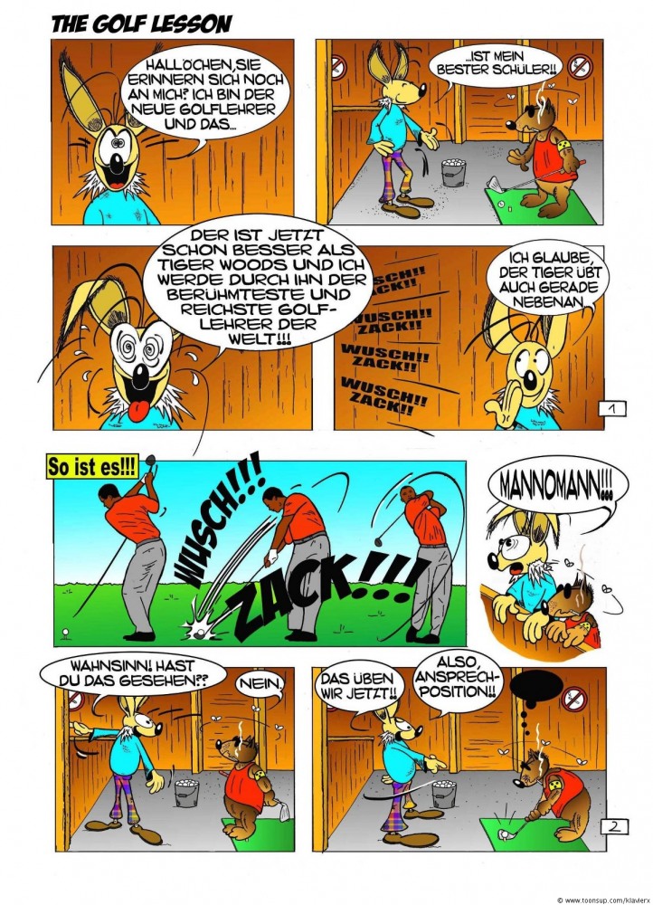 Comic: The Golf Lesson 1