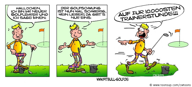 Comic: Golflehrer 1