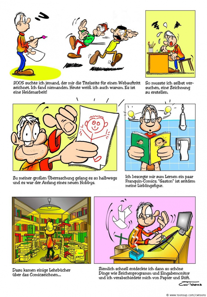 Comic: Kurze Autobiograpfie 1
