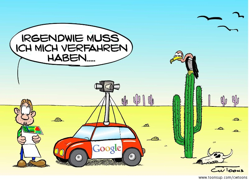 Cartoon: Street view 1