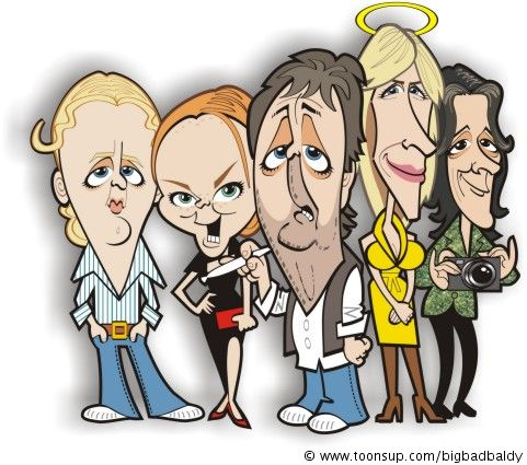 Cartoon: McCartney family 1